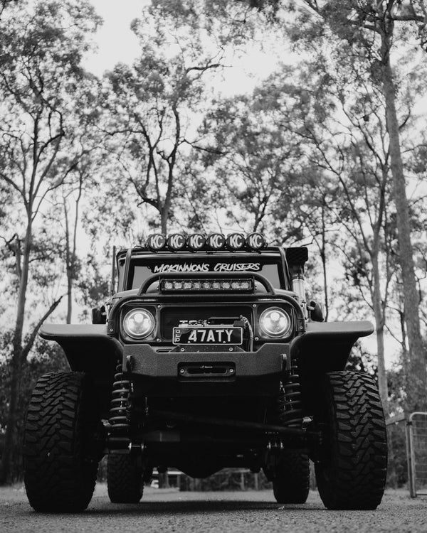 40/80 Custom Winch Bar add Removable Wings