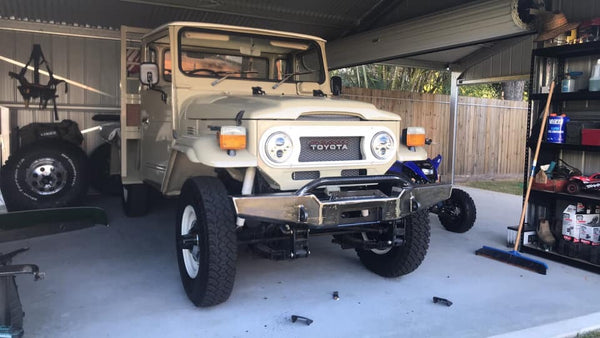 40 Series Custom Winch Bar